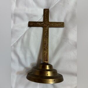 vintage antique altar cross crucifix 6”